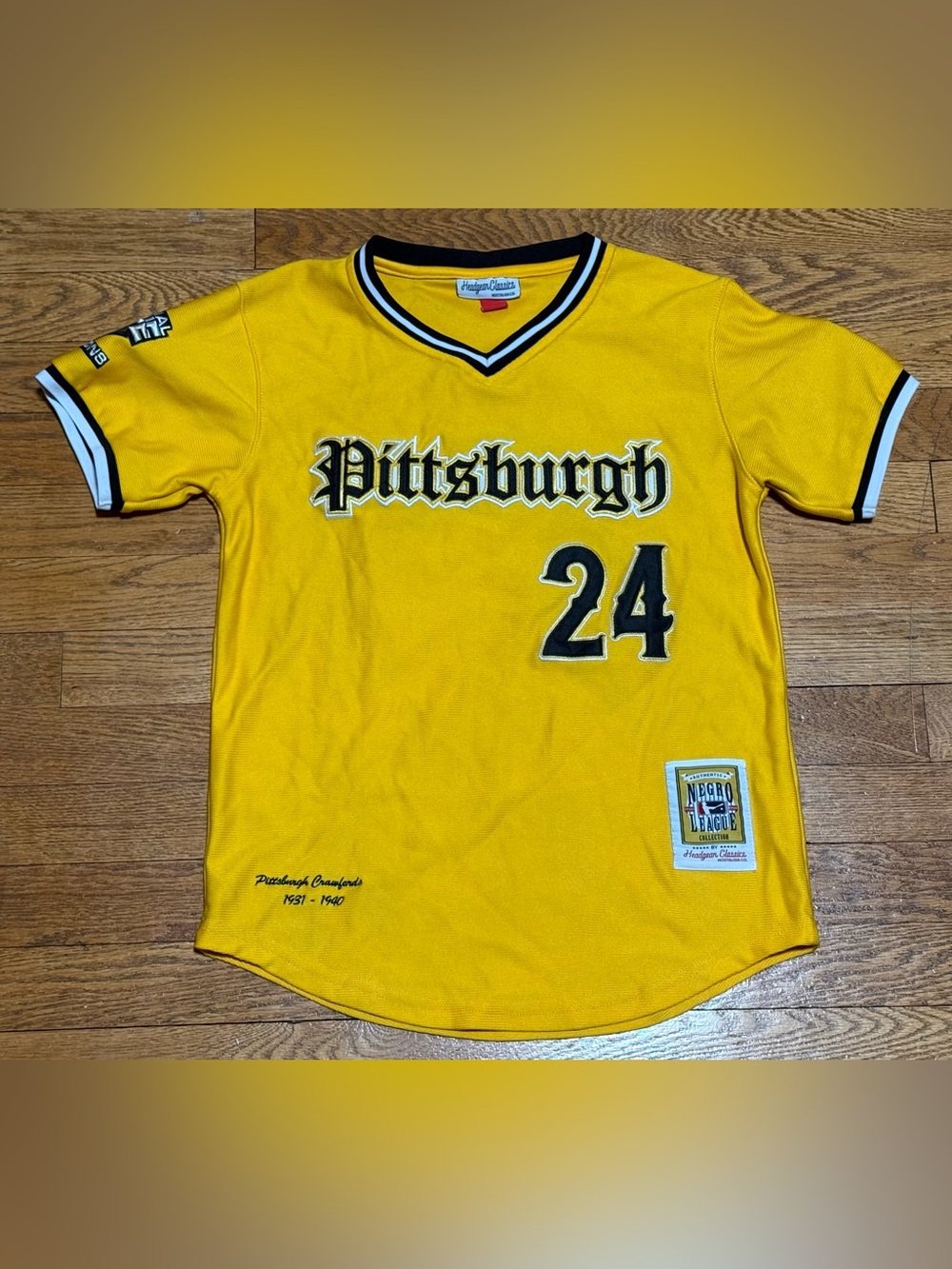 Boys (Med) National Negro League ‘Pittsburgh Crawfords’ Jersey Headgear Classics